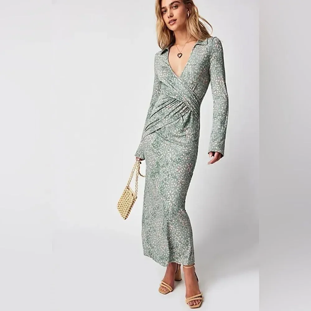Free People Shayla Wrap Dress